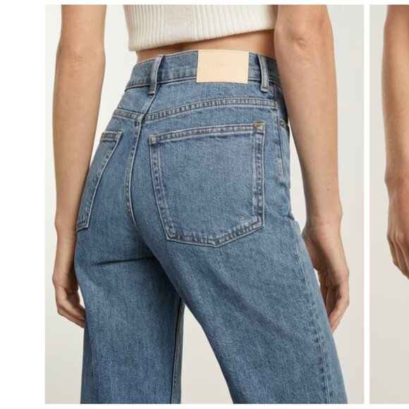 Everlane Way-High Jean in Fulsom Blue - Picture 2 of 5